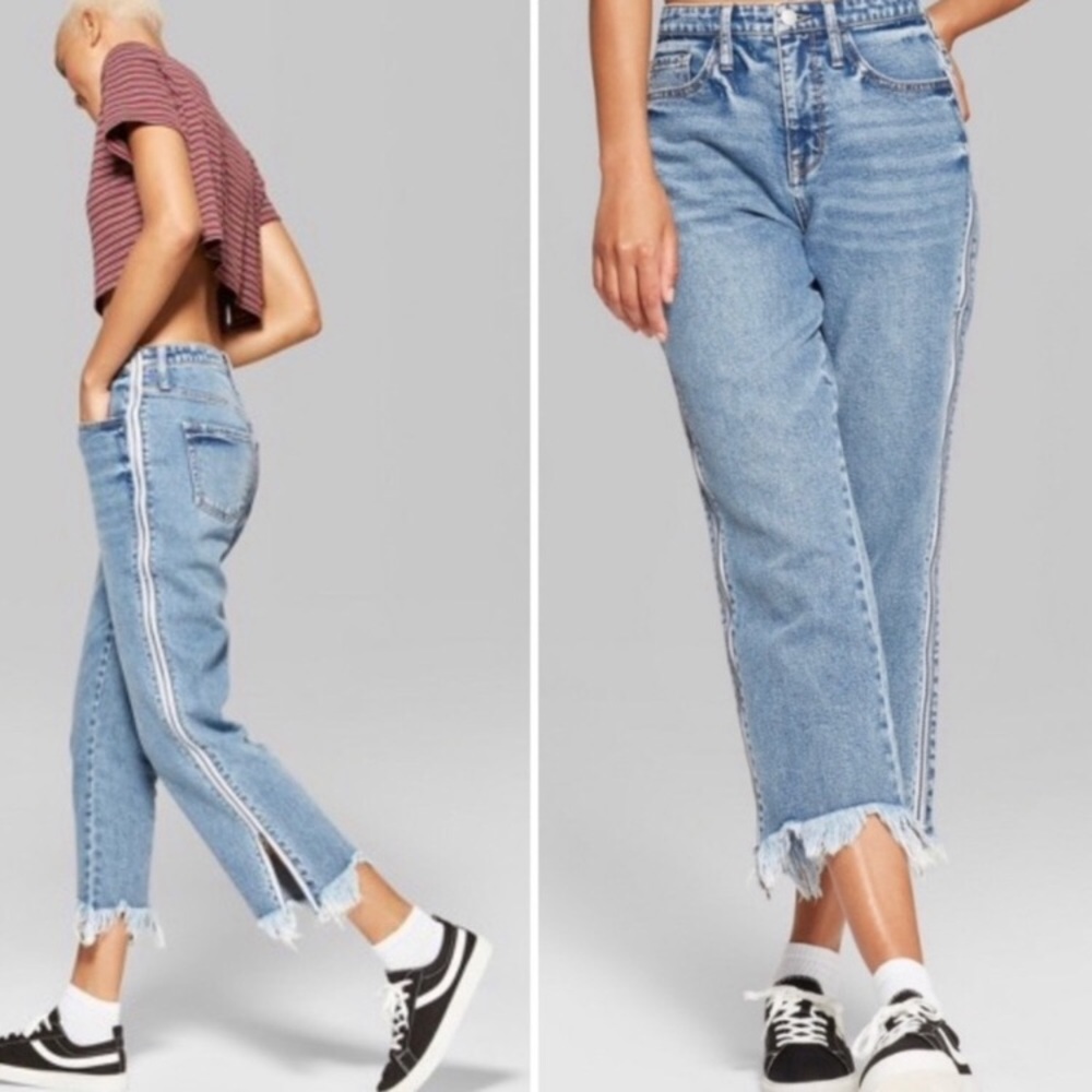 Wild Fable Light Blue Cropped Jeans